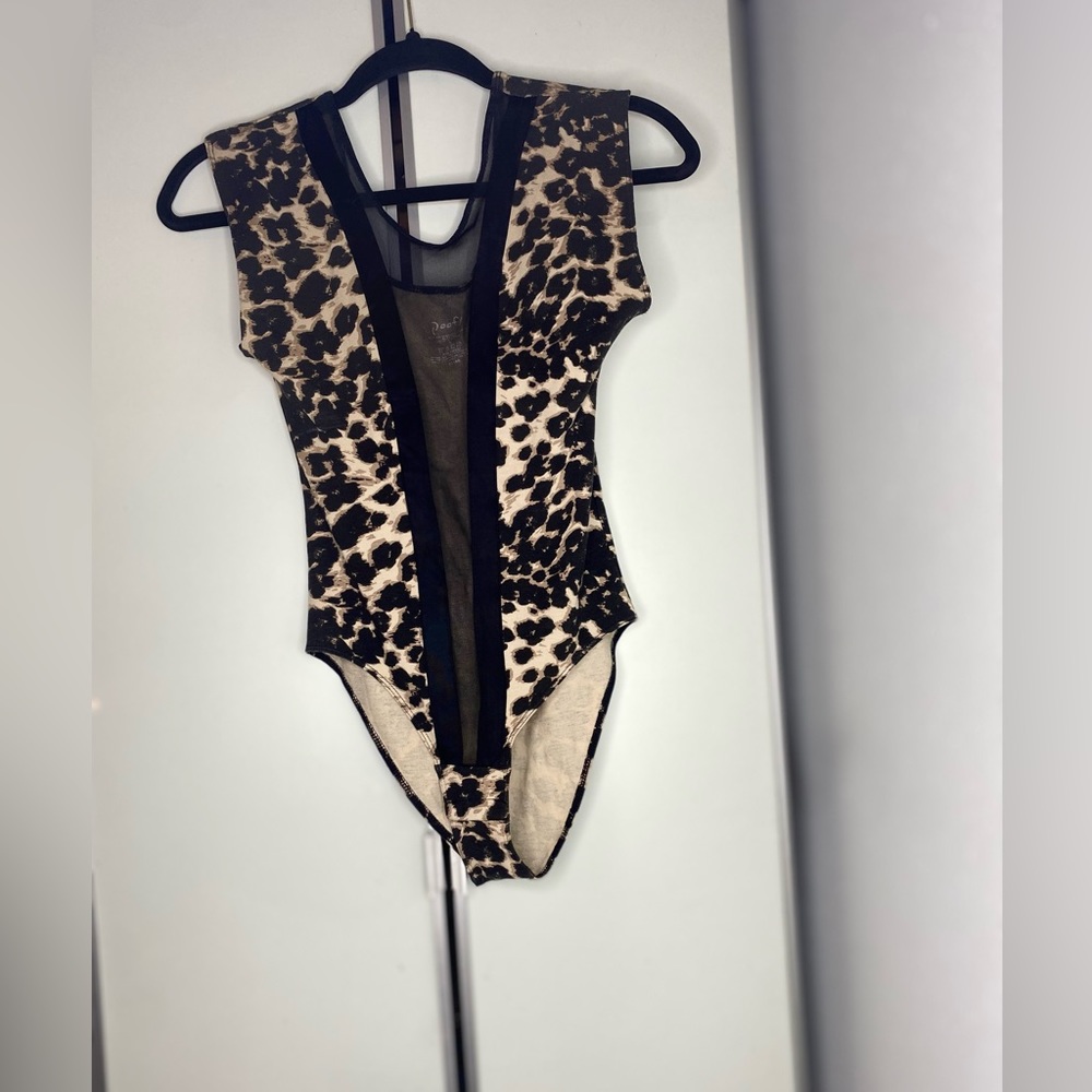 Leopard body suit